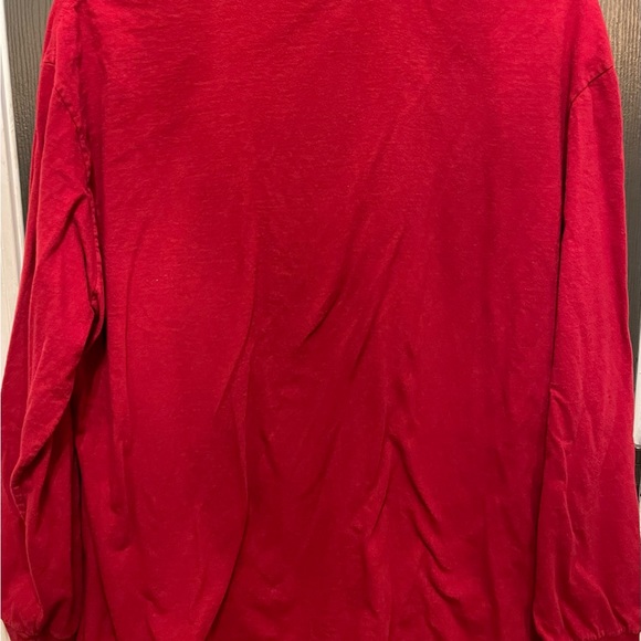 POLO RALPH LAUREN Maroon Long Sleeve Shirt Classic Pony Size XL - Picture 3 of 6